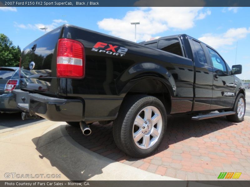 Black / Black 2007 Ford F150 FX2 Sport SuperCab