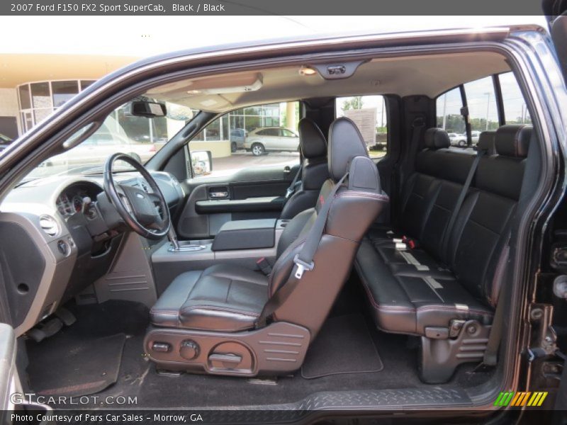Black / Black 2007 Ford F150 FX2 Sport SuperCab