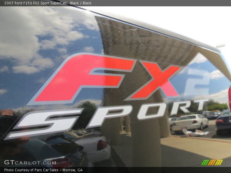 Black / Black 2007 Ford F150 FX2 Sport SuperCab