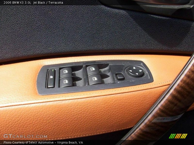 Jet Black / Terracotta 2006 BMW X3 3.0i