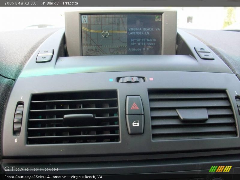 Jet Black / Terracotta 2006 BMW X3 3.0i