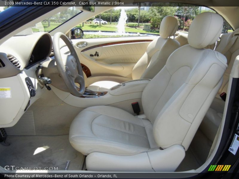  2009 CLK 350 Cabriolet Stone Interior