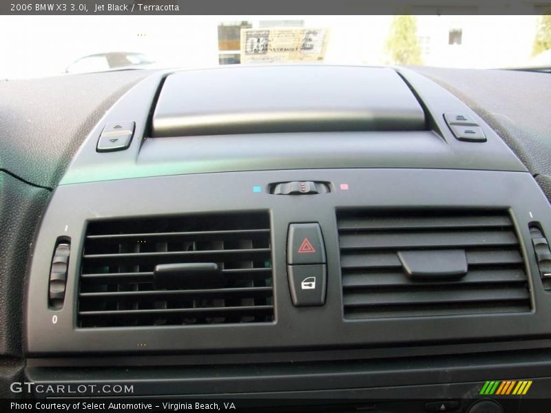 Jet Black / Terracotta 2006 BMW X3 3.0i