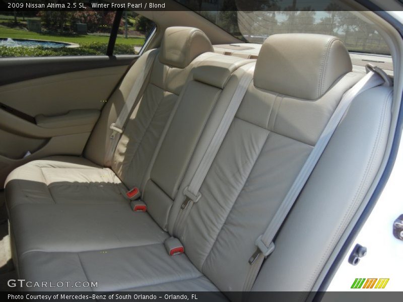 Winter Frost Pearl / Blond 2009 Nissan Altima 2.5 SL