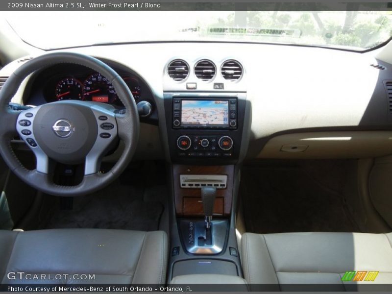 Winter Frost Pearl / Blond 2009 Nissan Altima 2.5 SL