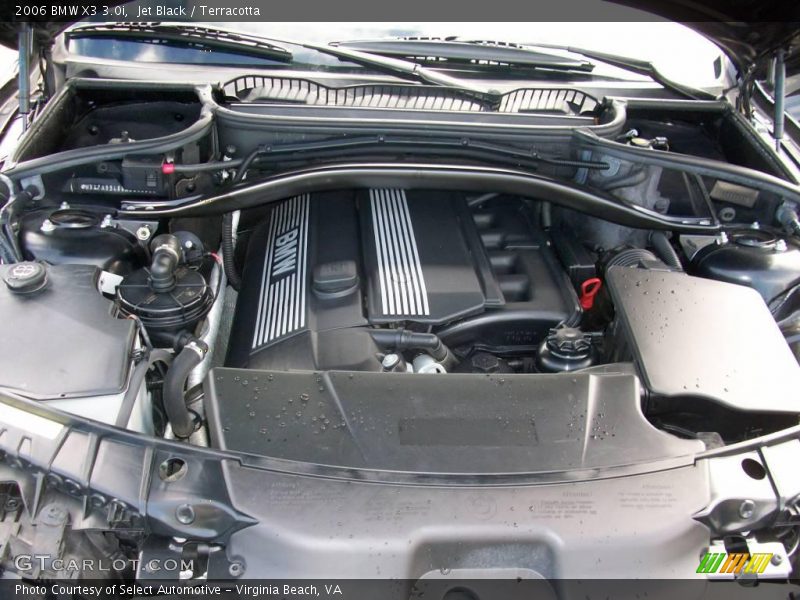 Jet Black / Terracotta 2006 BMW X3 3.0i
