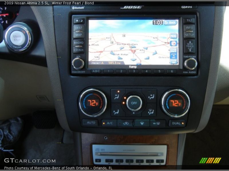 Winter Frost Pearl / Blond 2009 Nissan Altima 2.5 SL