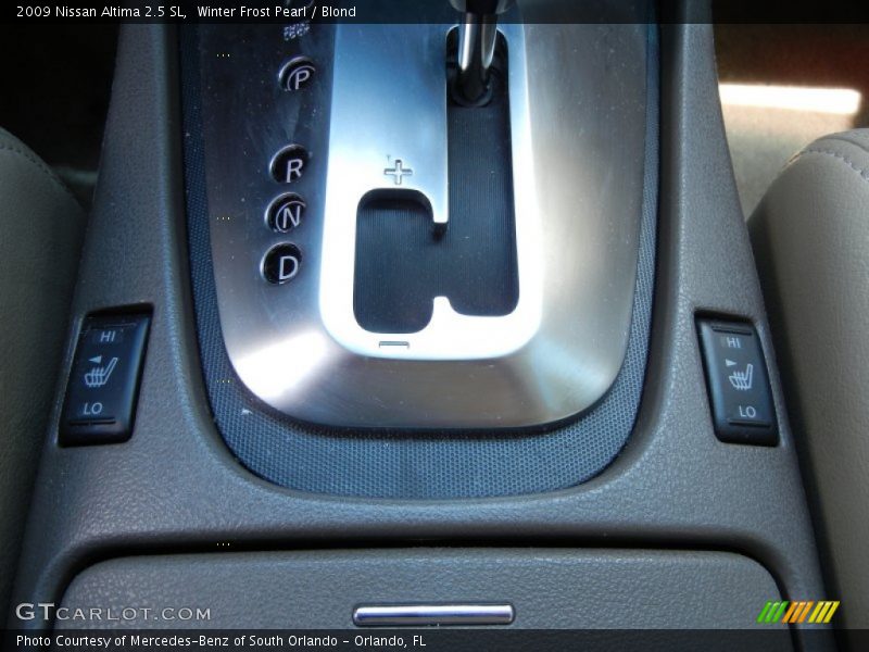 Winter Frost Pearl / Blond 2009 Nissan Altima 2.5 SL