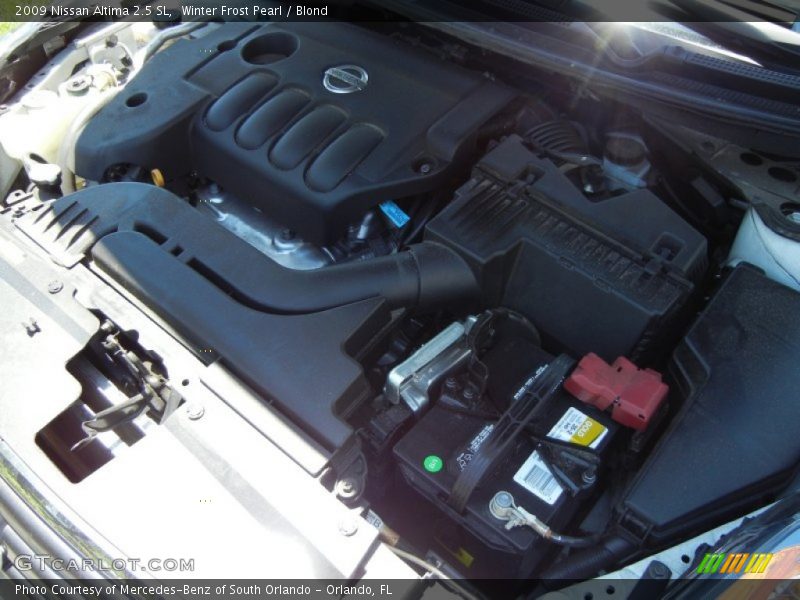Winter Frost Pearl / Blond 2009 Nissan Altima 2.5 SL