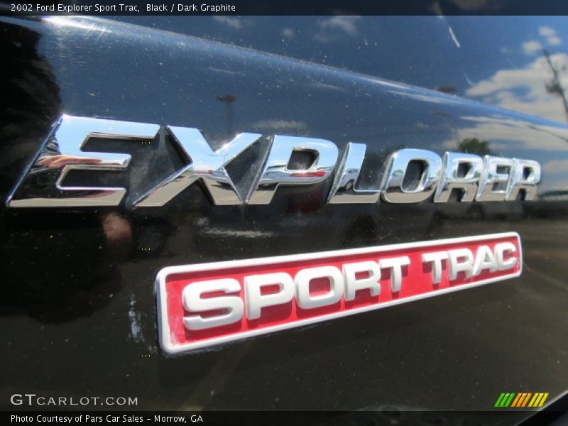 Black / Dark Graphite 2002 Ford Explorer Sport Trac