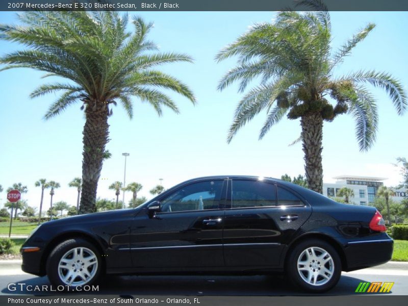 Black / Black 2007 Mercedes-Benz E 320 Bluetec Sedan