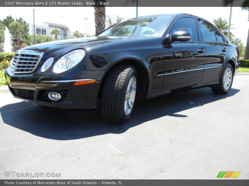 Black / Black 2007 Mercedes-Benz E 320 Bluetec Sedan