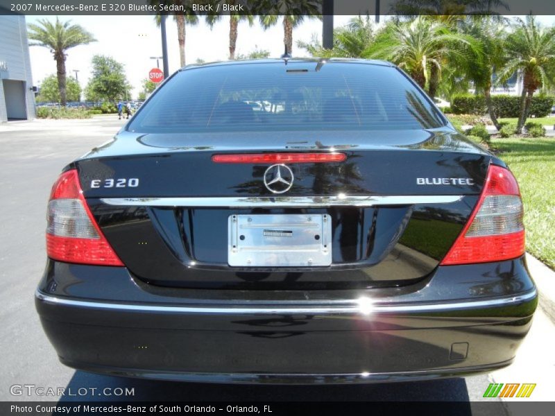 Black / Black 2007 Mercedes-Benz E 320 Bluetec Sedan