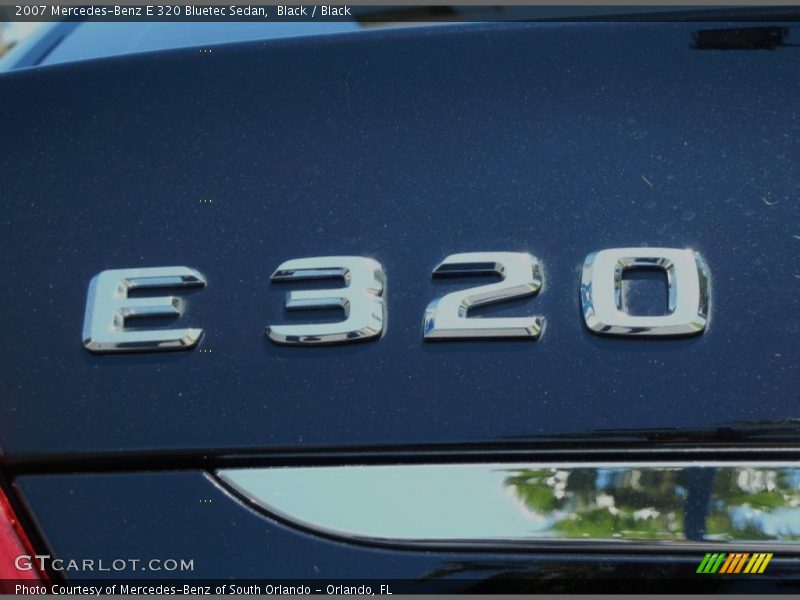 Black / Black 2007 Mercedes-Benz E 320 Bluetec Sedan