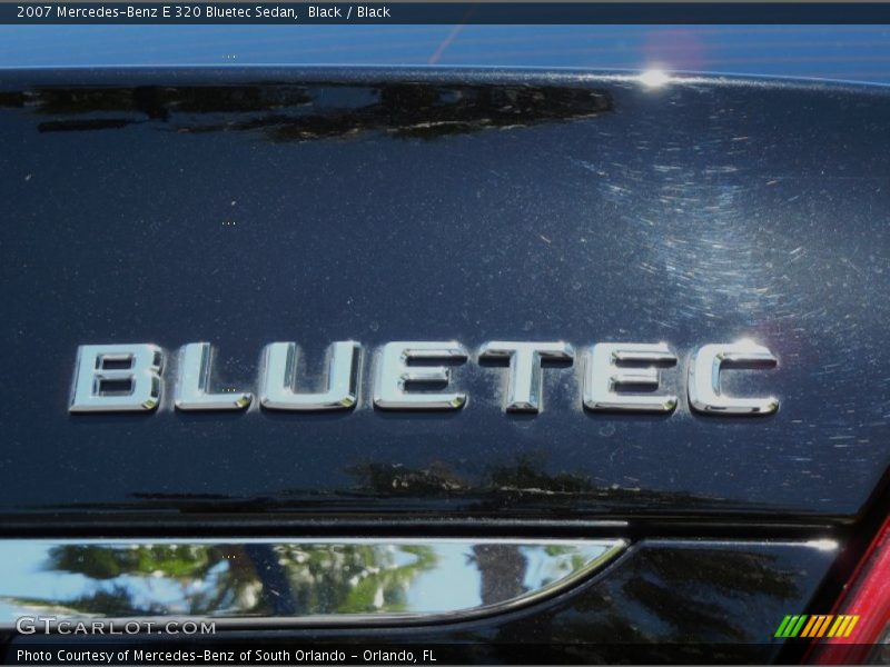 Black / Black 2007 Mercedes-Benz E 320 Bluetec Sedan