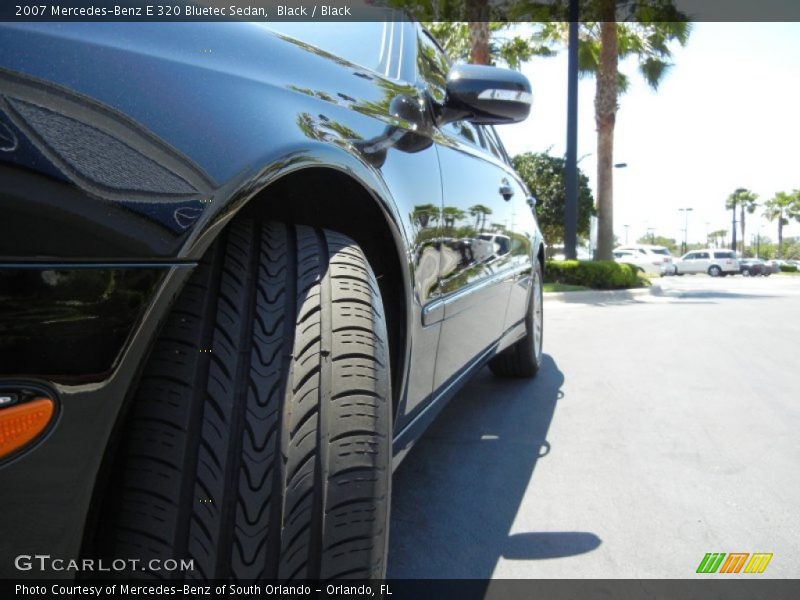 Black / Black 2007 Mercedes-Benz E 320 Bluetec Sedan