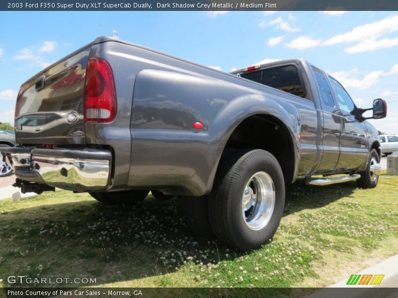 Dark Shadow Grey Metallic / Medium Flint 2003 Ford F350 Super Duty XLT SuperCab Dually