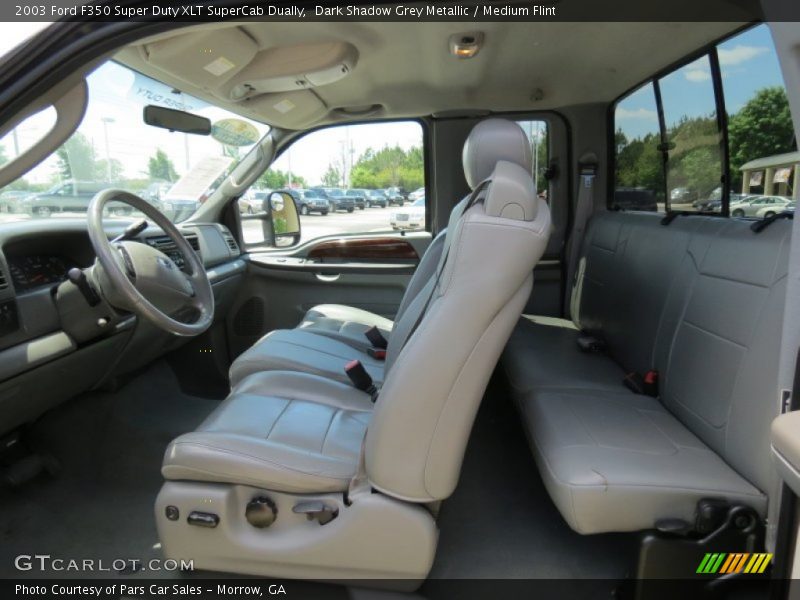  2003 F350 Super Duty XLT SuperCab Dually Medium Flint Interior