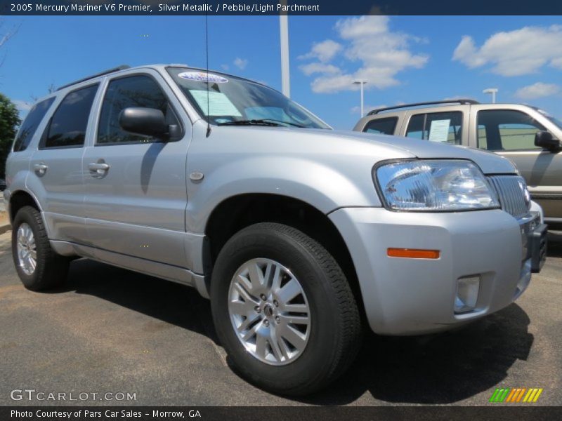 Silver Metallic / Pebble/Light Parchment 2005 Mercury Mariner V6 Premier