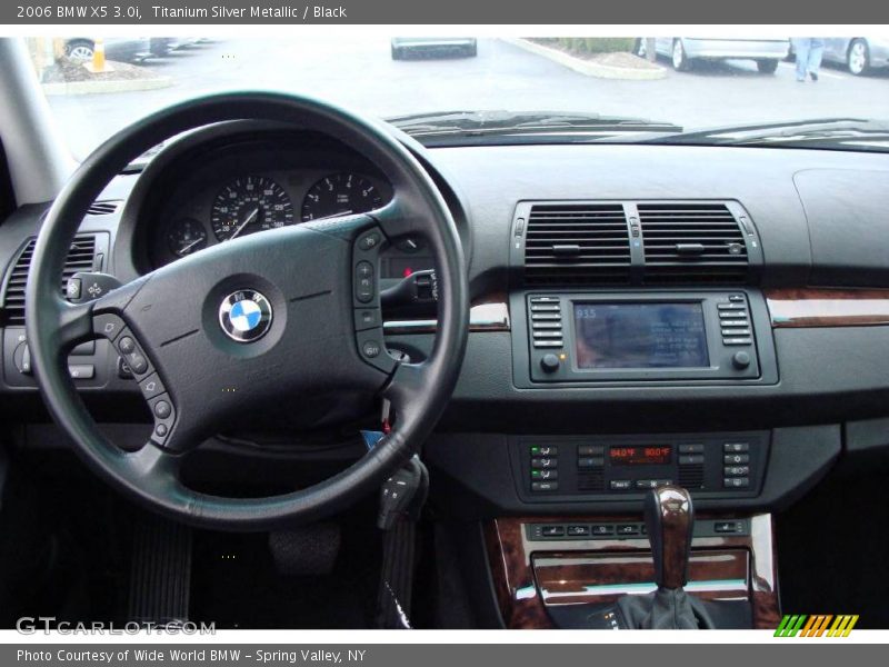 Titanium Silver Metallic / Black 2006 BMW X5 3.0i