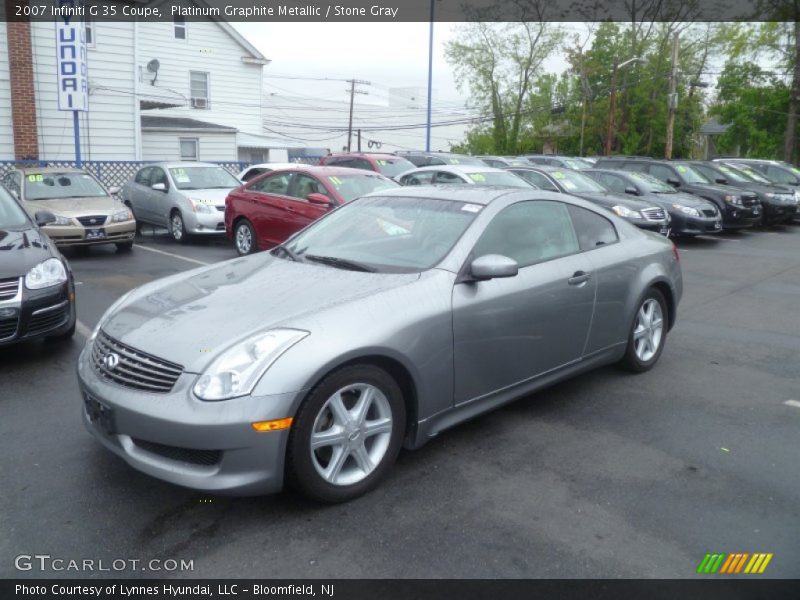 Platinum Graphite Metallic / Stone Gray 2007 Infiniti G 35 Coupe