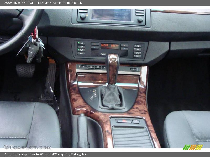 Titanium Silver Metallic / Black 2006 BMW X5 3.0i