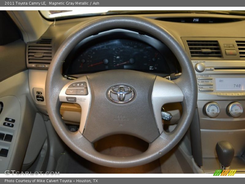 Magnetic Gray Metallic / Ash 2011 Toyota Camry LE