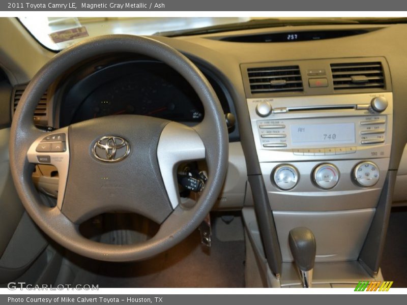Magnetic Gray Metallic / Ash 2011 Toyota Camry LE