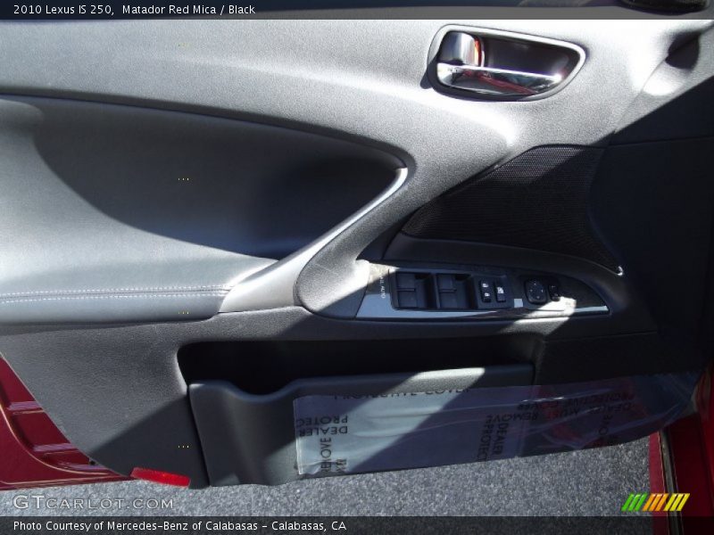 Matador Red Mica / Black 2010 Lexus IS 250