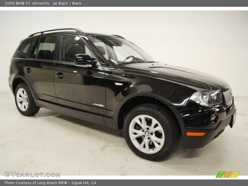 Jet Black / Black 2009 BMW X3 xDrive30i