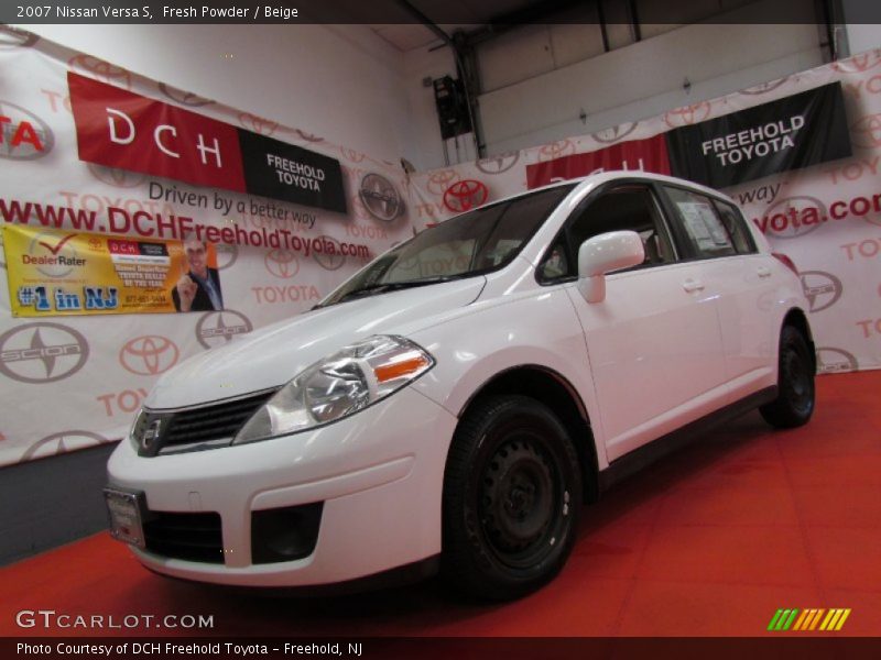 Fresh Powder / Beige 2007 Nissan Versa S