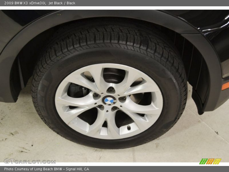 Jet Black / Black 2009 BMW X3 xDrive30i