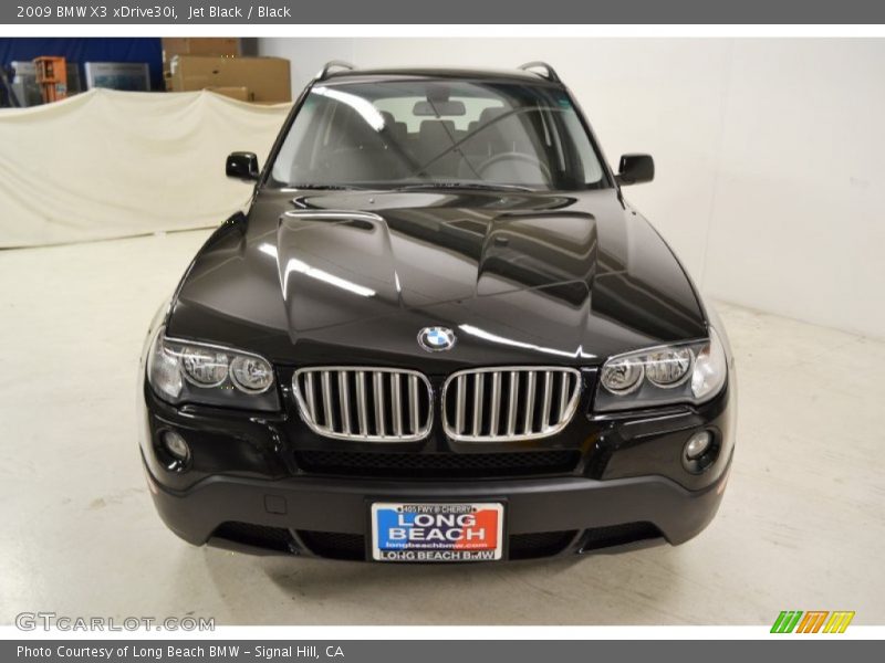 Jet Black / Black 2009 BMW X3 xDrive30i