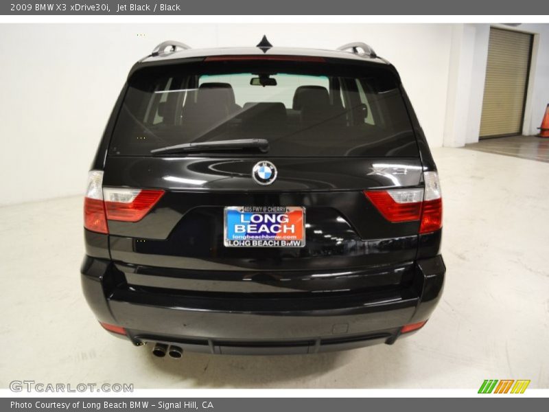 Jet Black / Black 2009 BMW X3 xDrive30i