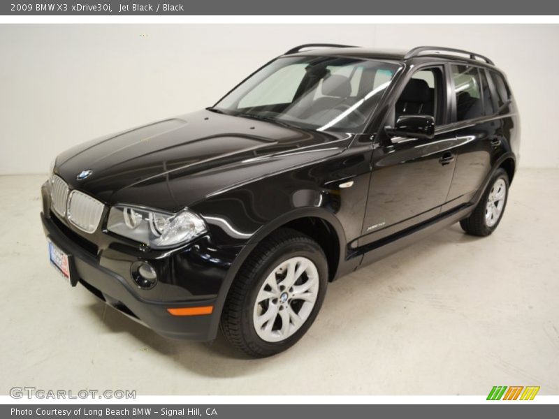 Jet Black / Black 2009 BMW X3 xDrive30i