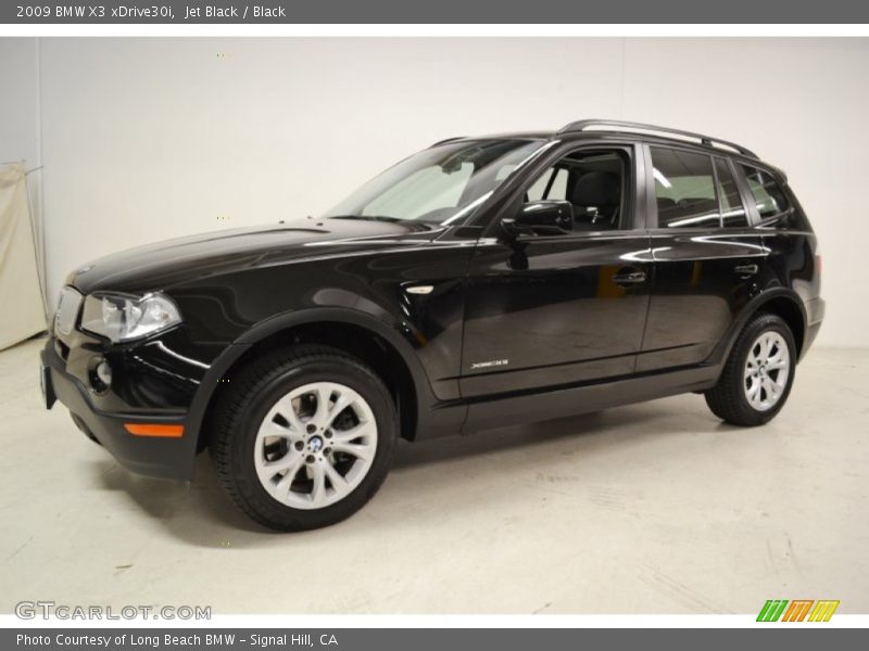Jet Black / Black 2009 BMW X3 xDrive30i