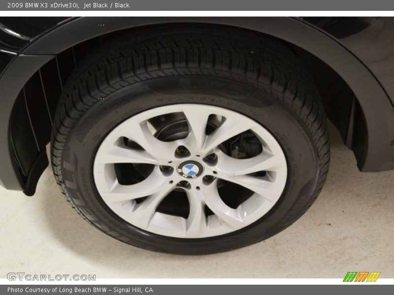 Jet Black / Black 2009 BMW X3 xDrive30i