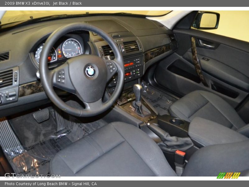 Jet Black / Black 2009 BMW X3 xDrive30i