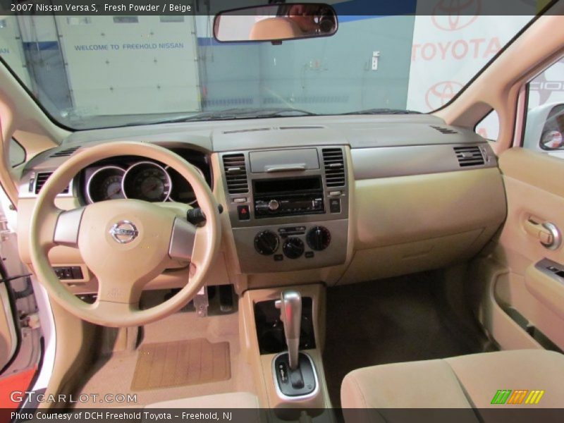 Fresh Powder / Beige 2007 Nissan Versa S