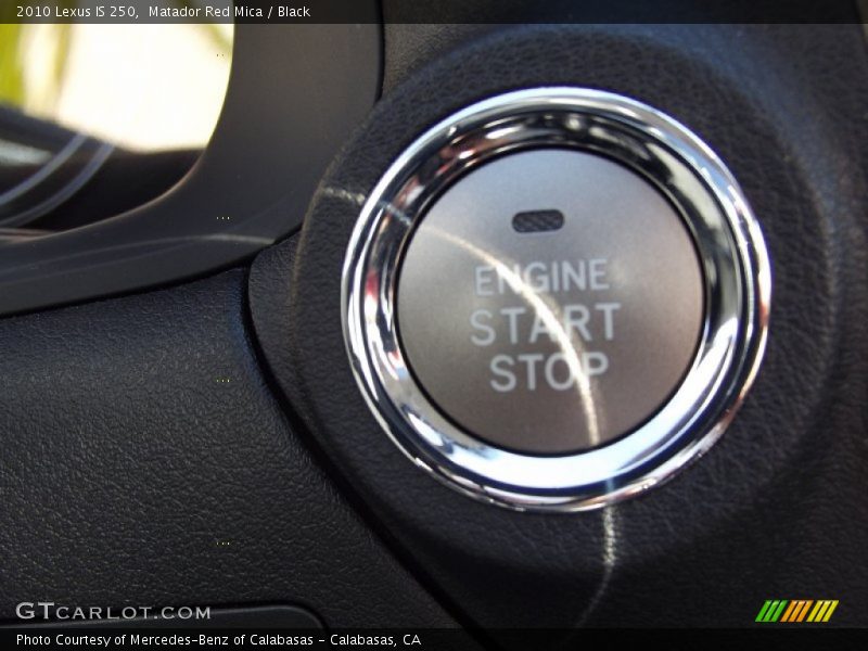 Matador Red Mica / Black 2010 Lexus IS 250