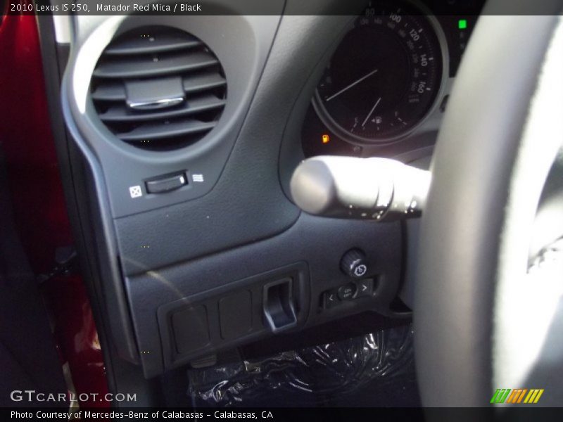 Matador Red Mica / Black 2010 Lexus IS 250