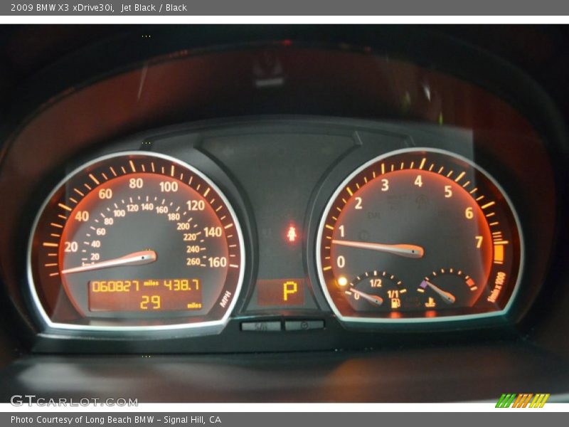 Jet Black / Black 2009 BMW X3 xDrive30i