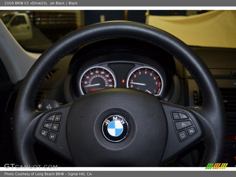 Jet Black / Black 2009 BMW X3 xDrive30i