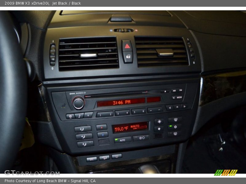 Jet Black / Black 2009 BMW X3 xDrive30i