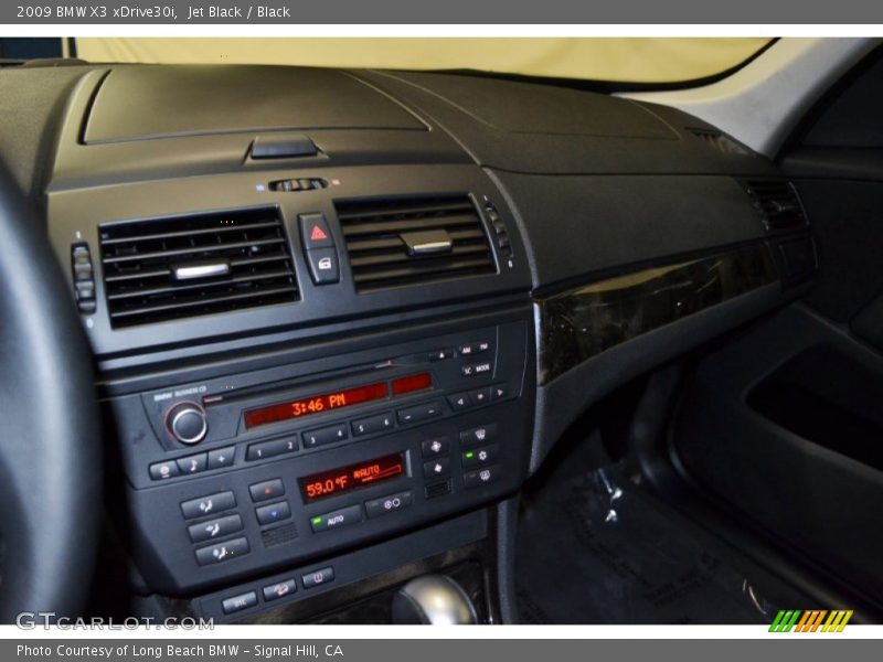 Jet Black / Black 2009 BMW X3 xDrive30i
