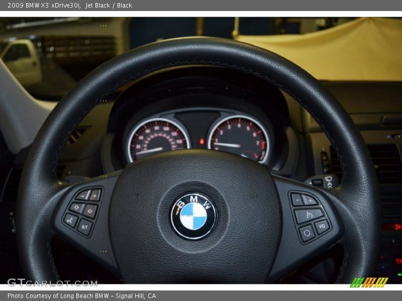 Jet Black / Black 2009 BMW X3 xDrive30i