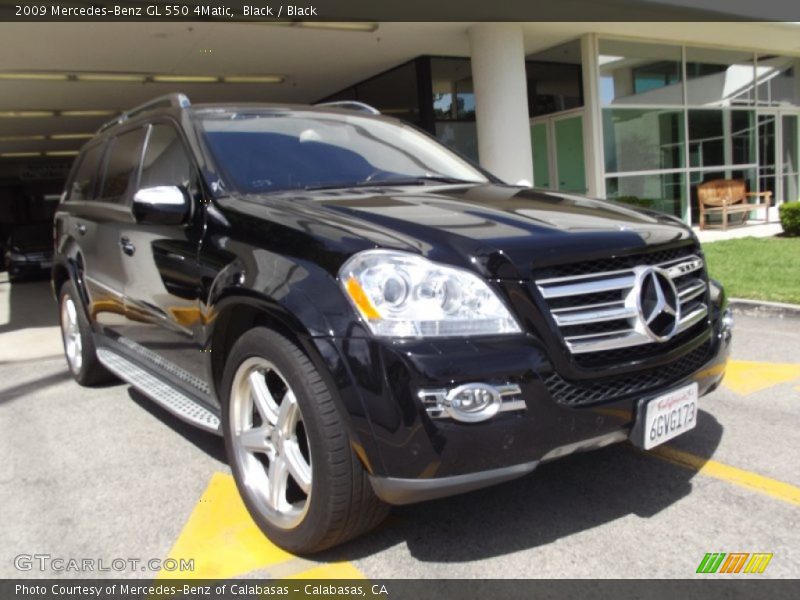 Black / Black 2009 Mercedes-Benz GL 550 4Matic