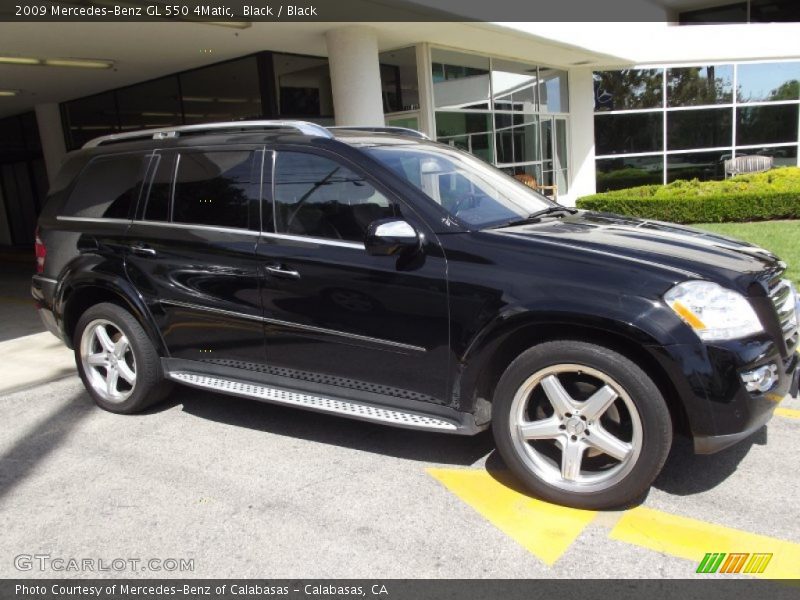 Black / Black 2009 Mercedes-Benz GL 550 4Matic