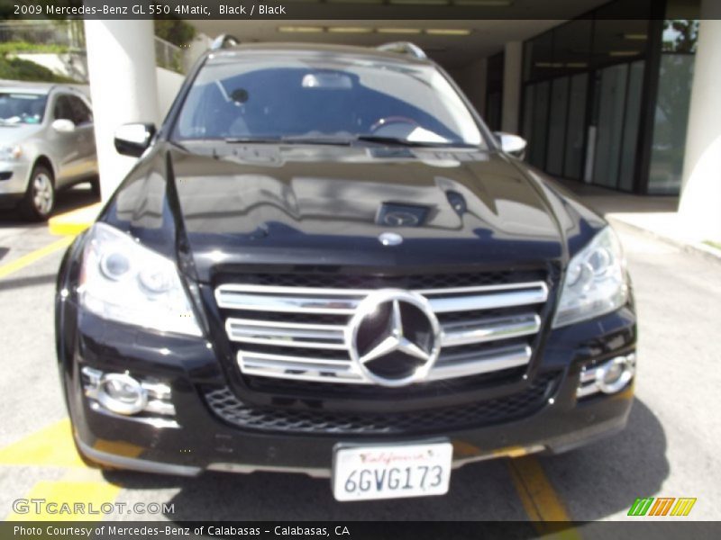 Black / Black 2009 Mercedes-Benz GL 550 4Matic