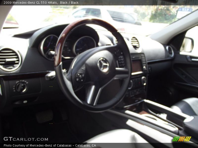 Black / Black 2009 Mercedes-Benz GL 550 4Matic